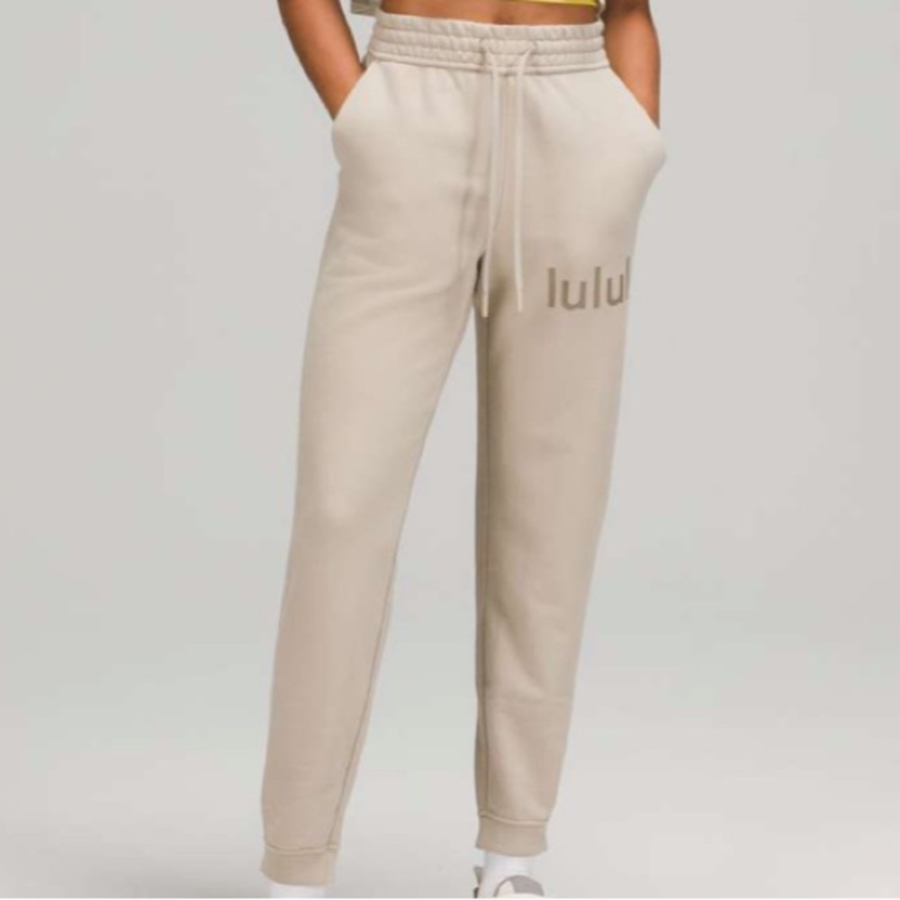Lululemon Loungeful High-Rise Jogger *Graphic Raw Linen Size 0